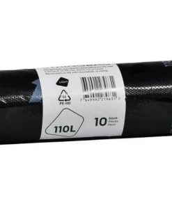 Webstar Sac à Ordures Ménagères 110 L, 10 Pièce/s - Sacs Poubelle
