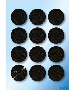 Herma Stickers Patin En Feutre Ø 22 Mm, Noir, 12 Pièces - Filtre Pour Aspirateur -Kärcher Shop unnamed file 3085
