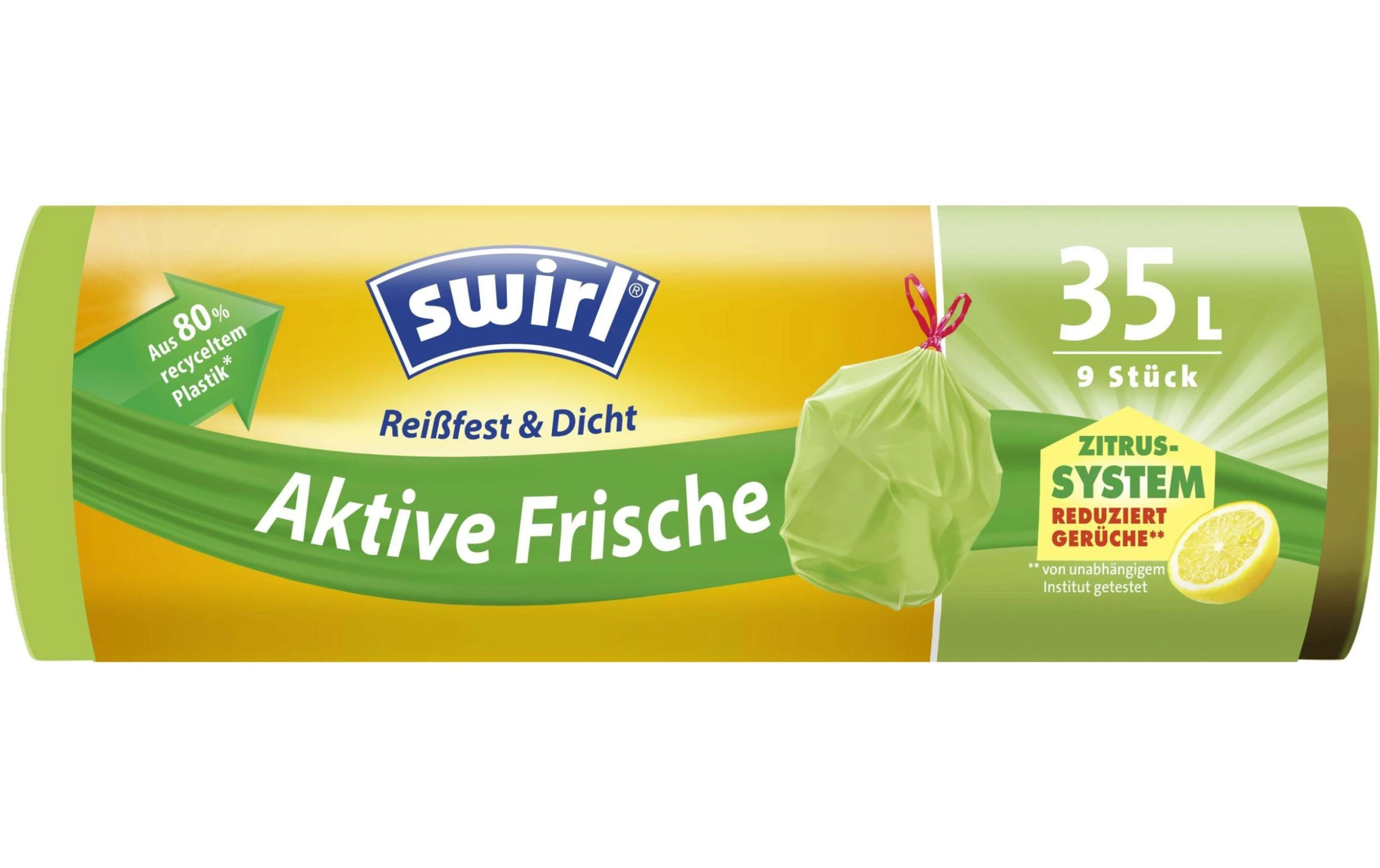 Swirl Sacs Poubelle Fraîcheur Active 35 L, 9 Pièce/s - Sacs Poubelle 3 Swirl Sacs Poubelle Fraîcheur Active 35 L, 9 Pièce/s - Sacs Poubelle