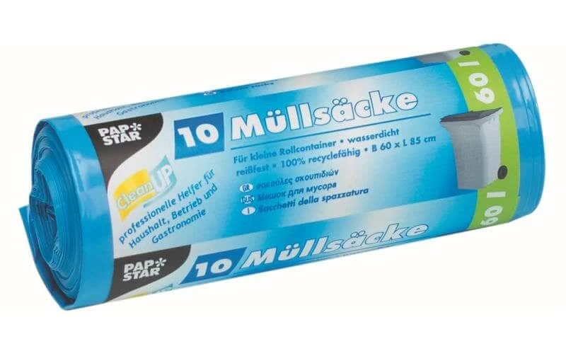 Weita Sac à Ordures Ménagères Papstar 60 L, 10 Pièce/s - Sacs Poubelle 3 Weita Sac à Ordures Ménagères Papstar 60 L, 10 Pièce/s - Sacs Poubelle