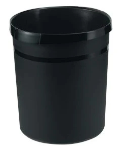 HAN Corbeille à Papier GRIP 18 L, Noir - Corbeille