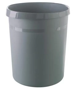 HAN Corbeille à Papier GRIP KARMA 18 L, Gris - Corbeille