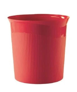 HAN Corbeille à Papier Re-LOOP 13 L, Rouge - Corbeille