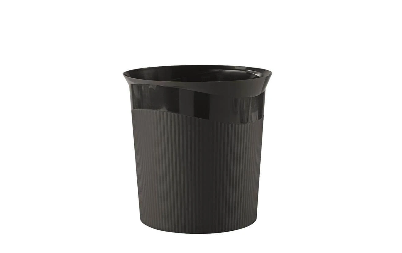 HAN Corbeille à Papier Re-LOOP 13 L, Noir - Corbeille 3 HAN Corbeille à Papier Re-LOOP 13 L, Noir - Corbeille