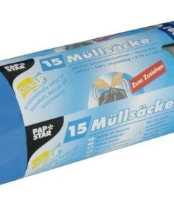 Weita Sac à Ordures Ménagères Papstar 120 L, 15 Pièce/s - Sacs Poubelle