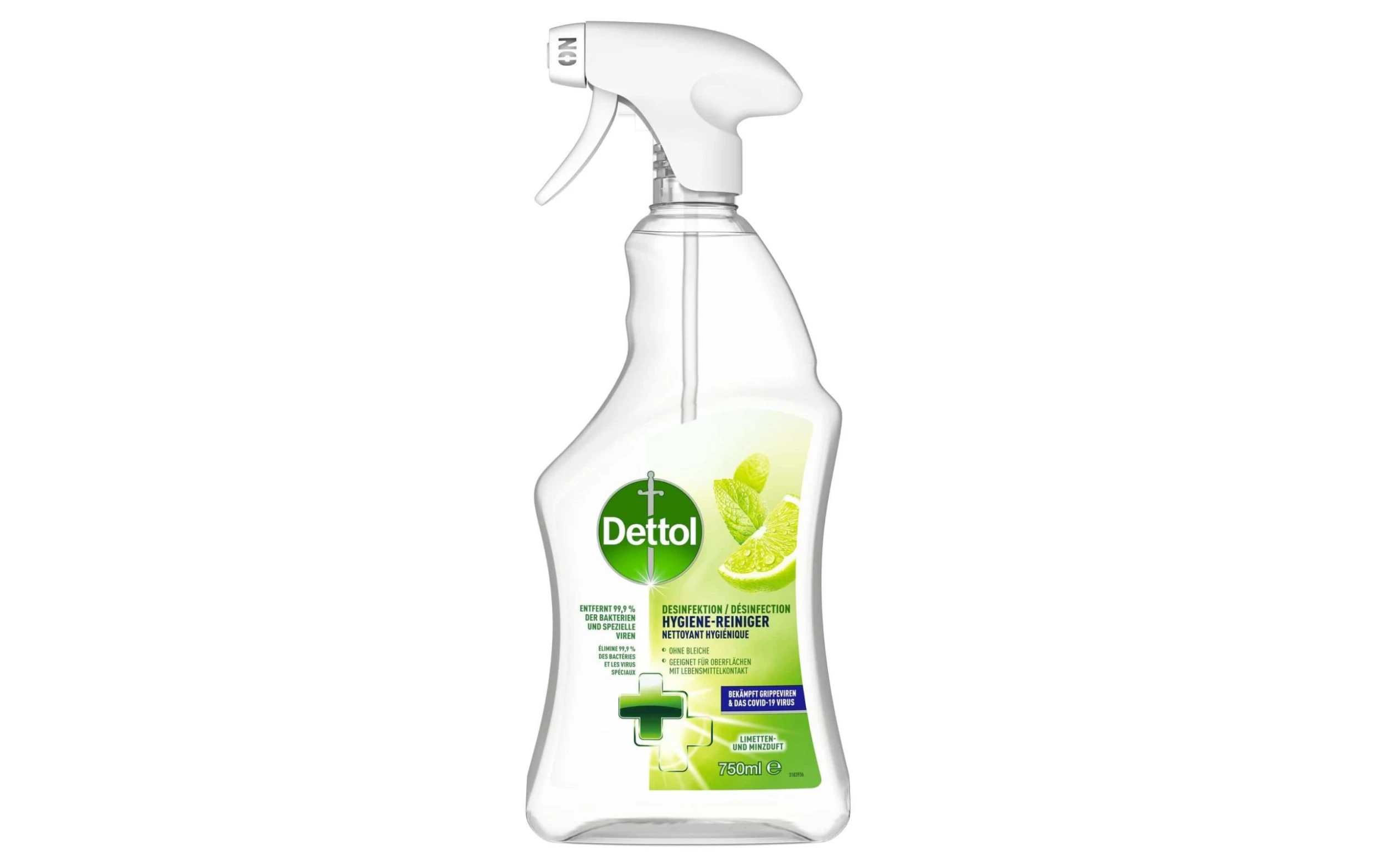 Dettol Nettoyant Tout Usage Lime Et Menthe 750 Ml - Détergents Universels 3 Dettol Nettoyant Tout Usage Lime Et Menthe 750 Ml - Détergents Universels