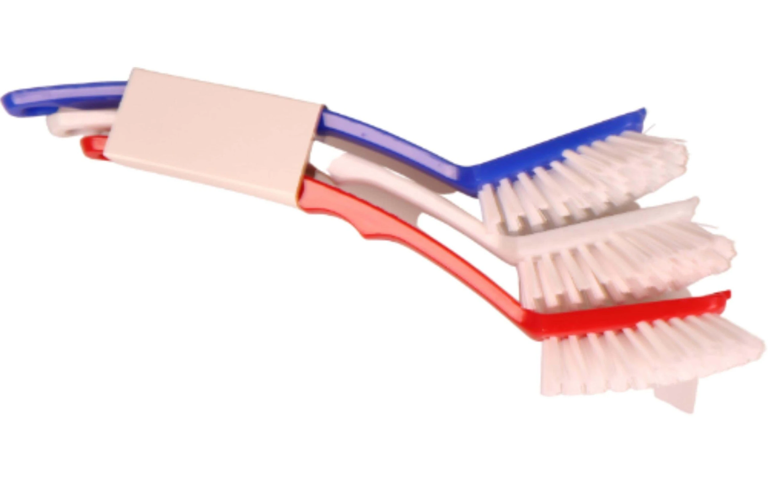 Edi Baur Brosse à Vaisselle Ensemble De 3 Bleu/Rouge/Blanc - Brosse De Nettoyage 4 Edi Baur Brosse à Vaisselle Ensemble De 3 Bleu/Rouge/Blanc - Brosse De Nettoyage – Image 2