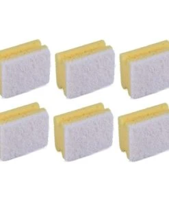 Edi Baur Éponge Profi 10 Pièce/s, Jaune/blanc, Petit - Éponge De Nettoyage