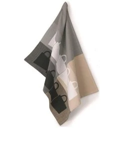 Kela Torchon Pour La Vaisselle Tabea Cups Multicolore - Torchon Pour La Vaisselle