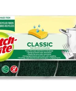 Éponge 3M Scotch-Brite Fibre Naturelle 3 Pièces - Éponge De Nettoyage