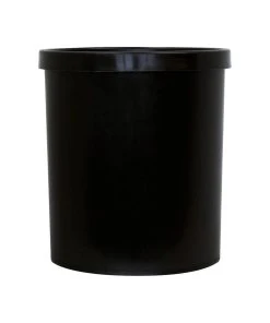 Büroline Corbeille à Papier 18 L Noir - Corbeille