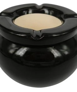 Dameco Cendrier Noir - Cendrier