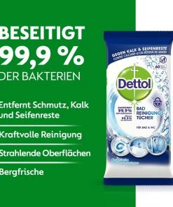Dettol Nettoyant Pour Salle De Bains Frais 60 Pièces - Détergents Pour Salles De Bain -Kärcher Shop unnamed file 3301