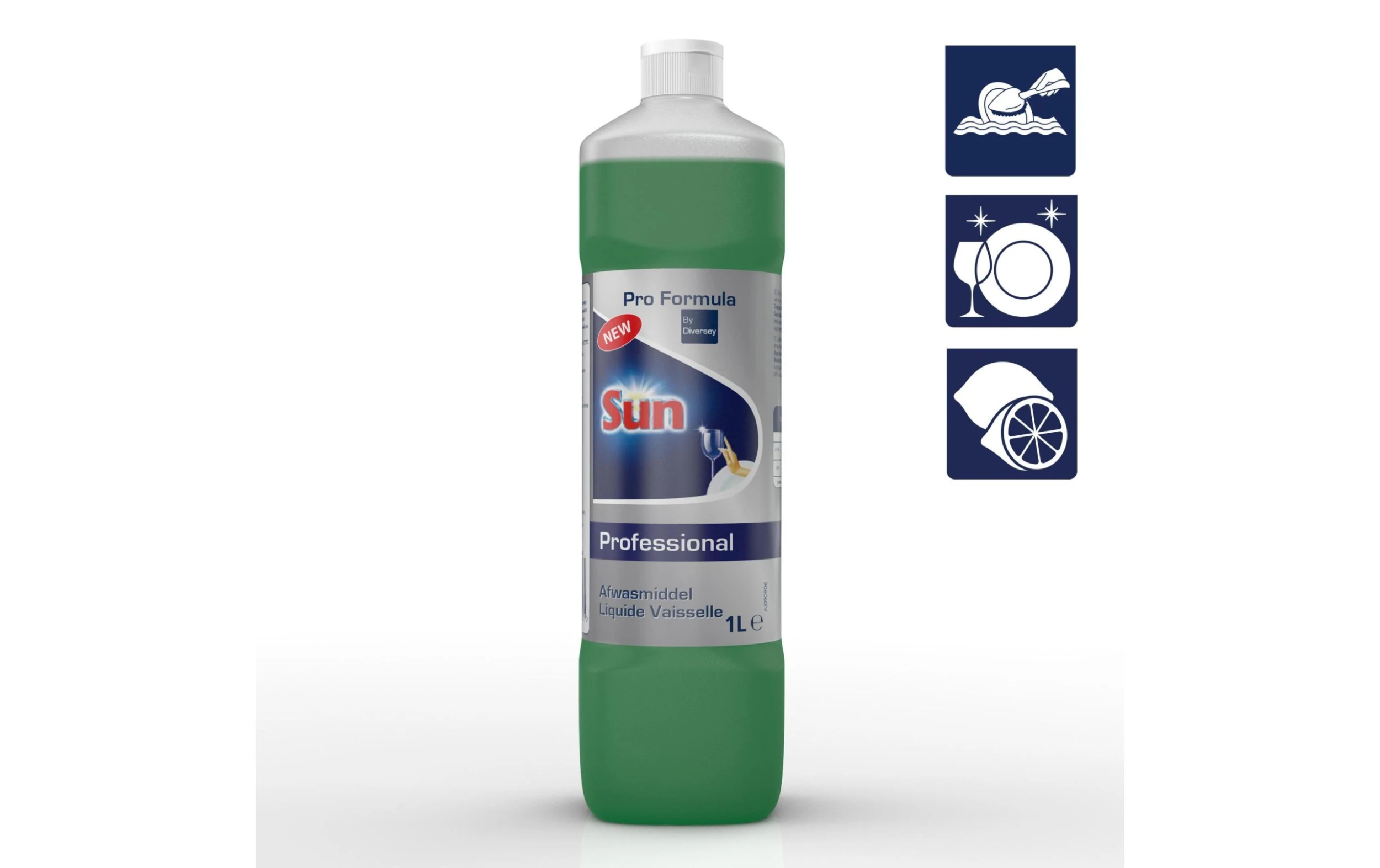 Diversey Pro Formula Sun Professional Détergent Pour Lave-vaisselle à La Main 1 L - Liquides Vaisselle 4 Diversey Pro Formula Sun Professional Détergent Pour Lave-vaisselle à La Main 1 L - Liquides Vaisselle – Image 2