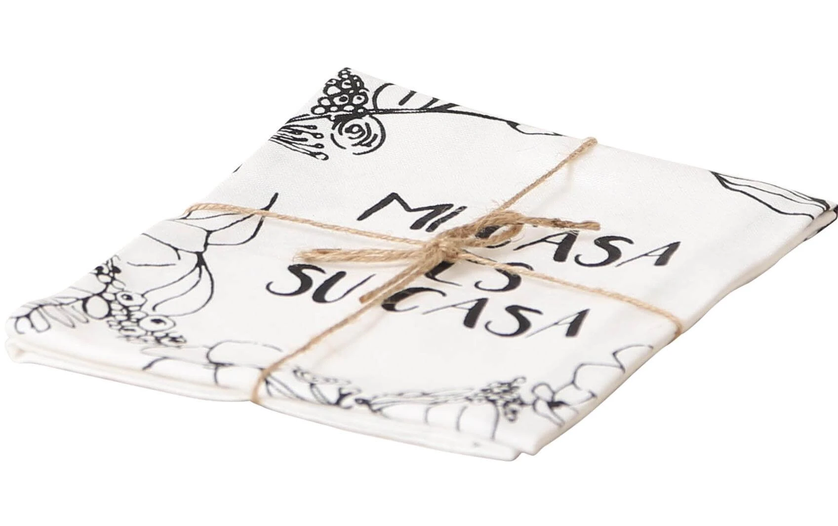 Esmée Torchon Pour La Vaisselle Mi Casa E Su Casa 50 X 70 Cm, Noir/Blanc - Torchon Pour La Vaisselle 3 Esmée Torchon Pour La Vaisselle Mi Casa E Su Casa 50 X 70 Cm, Noir/Blanc - Torchon Pour La Vaisselle