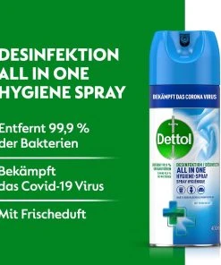Dettol Nettoyant Tout Usage Désinfection Aerosol Spray 400 Ml - Détergents Universels 6 Dettol Nettoyant Tout Usage Désinfection Aerosol Spray 400 Ml - Détergents Universels -Kärcher Shop unnamed file 3388