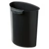 HAN Corbeille à Papier Moon 6 L, 5 Pièces, Noir - Corbeille