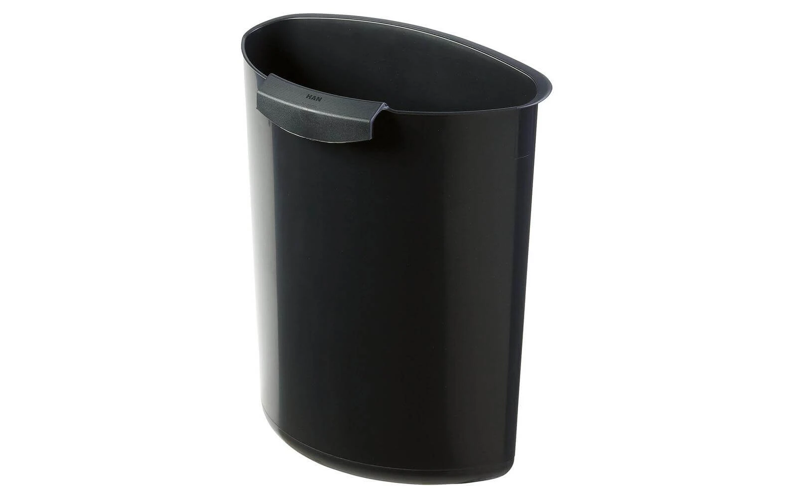 HAN Corbeille à Papier Moon 6 L, 5 Pièces, Noir - Corbeille 3 HAN Corbeille à Papier Moon 6 L, 5 Pièces, Noir - Corbeille