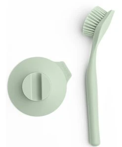 Brabantia Brosse à Vaisselle Sink Side Vert Clair - Brosse De Nettoyage