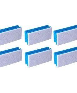 Edi Baur Éponge Profi 10 Pièce/s, Bleu/blanc - Éponge De Nettoyage