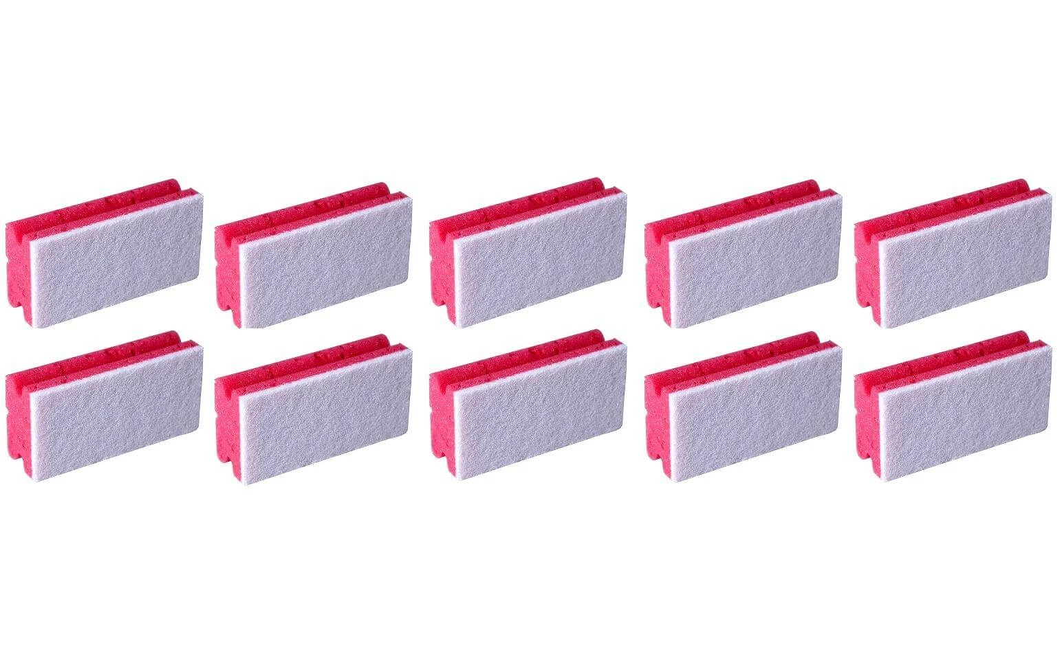 Edi Baur Éponge Profi 10 Pièce/s, Rouge/blanc - Éponge De Nettoyage 3 Edi Baur Éponge Profi 10 Pièce/s, Rouge/blanc - Éponge De Nettoyage