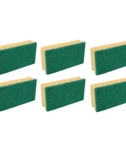 Edi Baur Éponge Profi 10 Pièce/s, Vert/Jaune - Éponge De Nettoyage