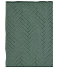 Södahl Torchon Pour La Vaisselle Tiles Vert Foncé - Torchon Pour La Vaisselle