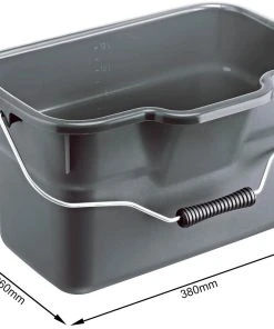 Rotho Seau De Ménage Basic 12 L, Gris - Seau De Nettoyage -Kärcher Shop unnamed file 3704