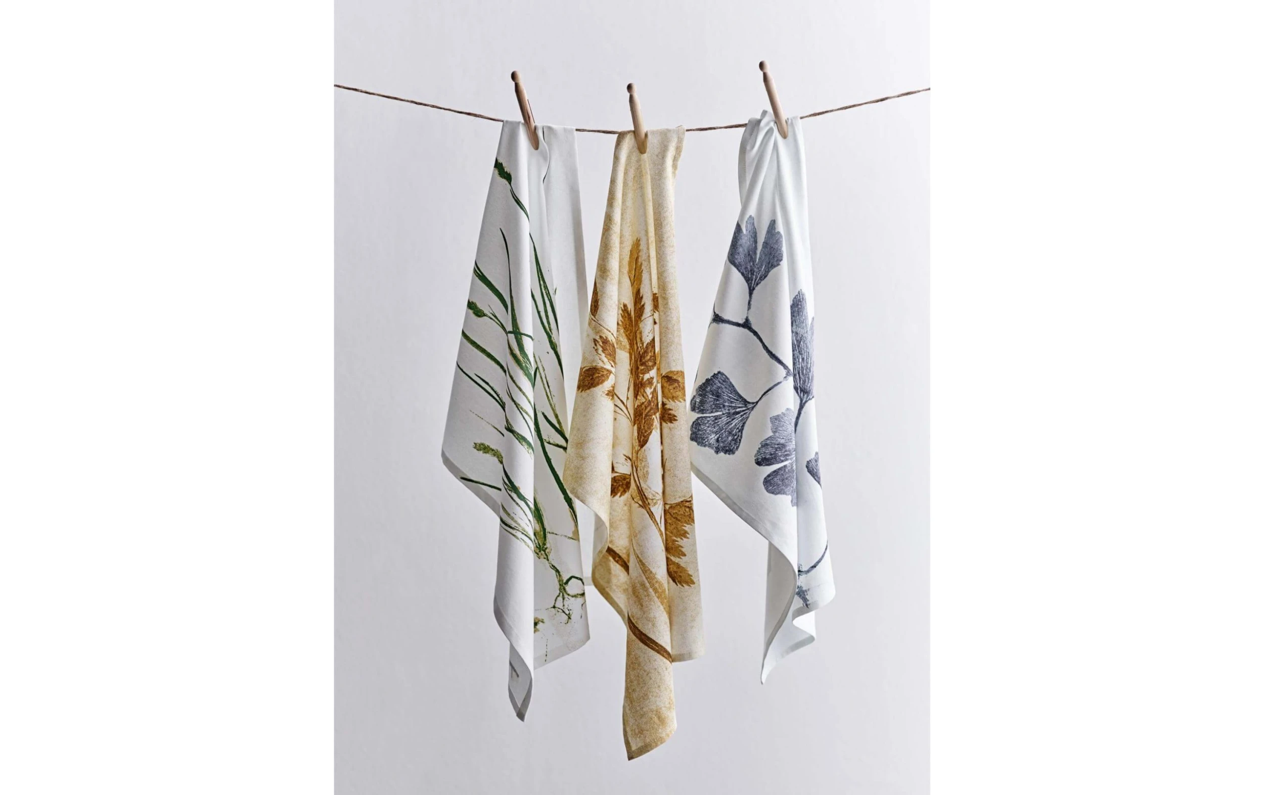 Södahl Ensemble De Torchons Pour La Vaisselle Ginkgo Bleu/Blanc - Torchon Pour La Vaisselle 4 Södahl Ensemble De Torchons Pour La Vaisselle Ginkgo Bleu/Blanc - Torchon Pour La Vaisselle – Image 2