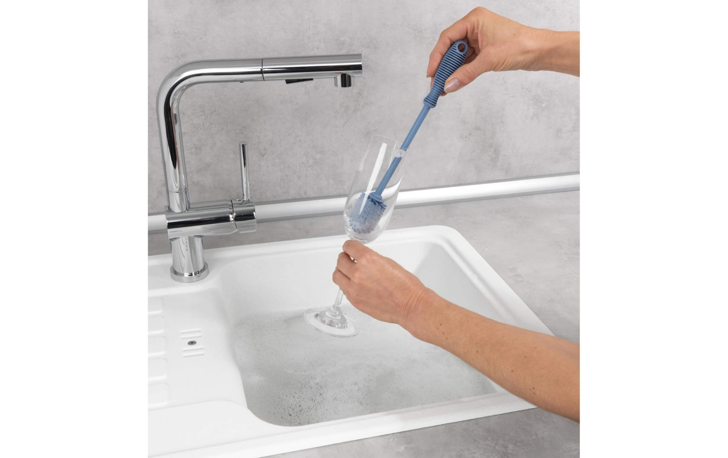 Wenko Brosse à Vaisselle Sia Bleu - Brosse De Nettoyage 5 Wenko Brosse à Vaisselle Sia Bleu - Brosse De Nettoyage – Image 3