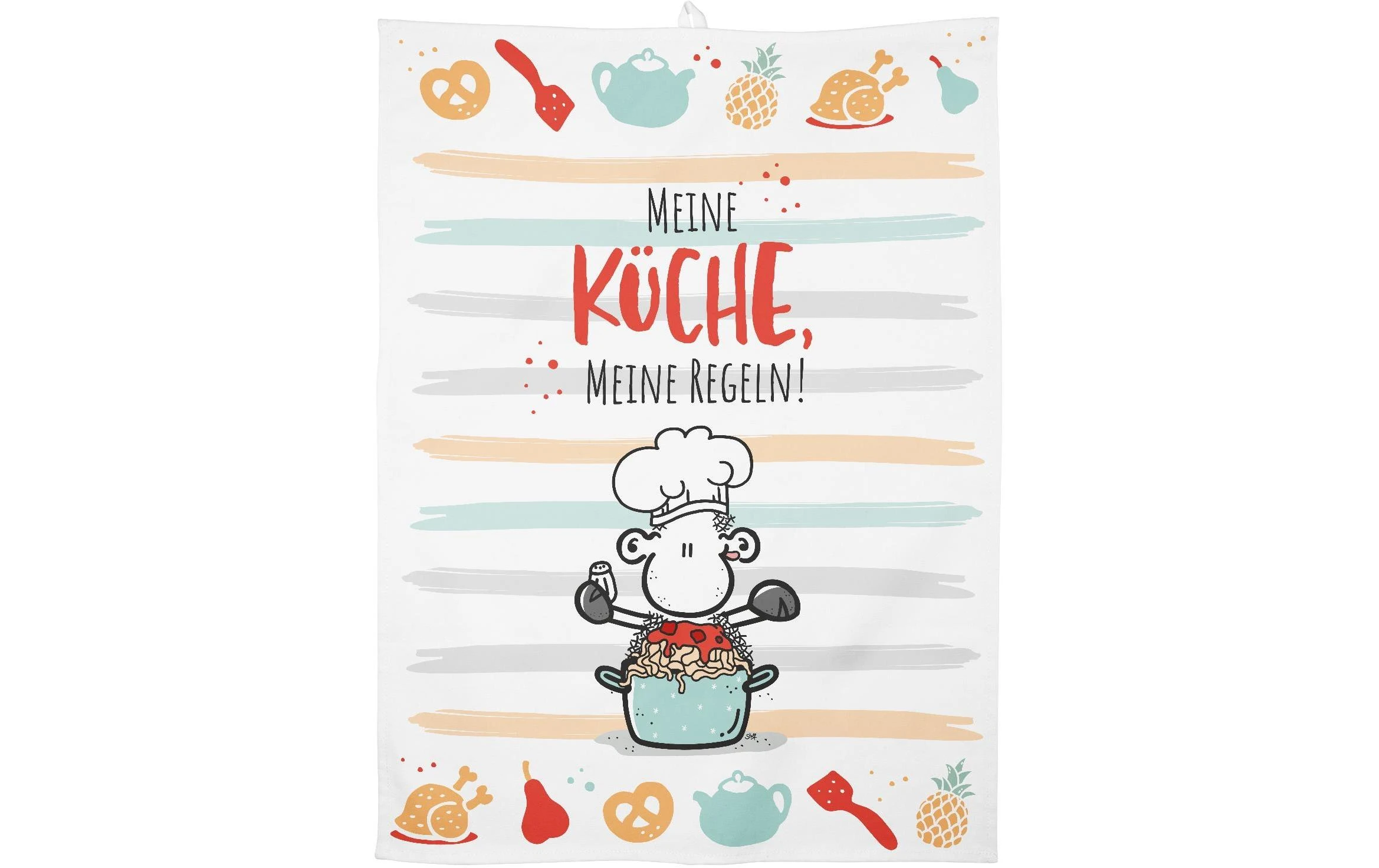 Sheepworld Torchon Pour La Vaisselle Meine Küche, Meine Regeln Multicolore - Torchon Pour La Vaisselle 3 Sheepworld Torchon Pour La Vaisselle Meine Küche, Meine Regeln Multicolore - Torchon Pour La Vaisselle