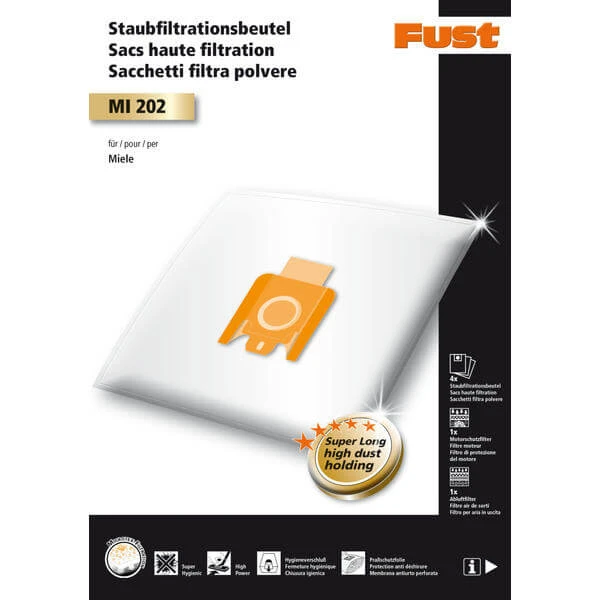 Fust MI 202 Super Long - Sac à Poussière 3 Fust MI 202 Super Long - Sac à Poussière